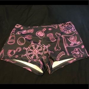 FEED ME FIGHT ME pirate booty shorts